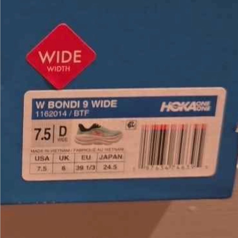 Hoka Bondi Women's Teal Mint Running Shoes - Picture 2 of 6